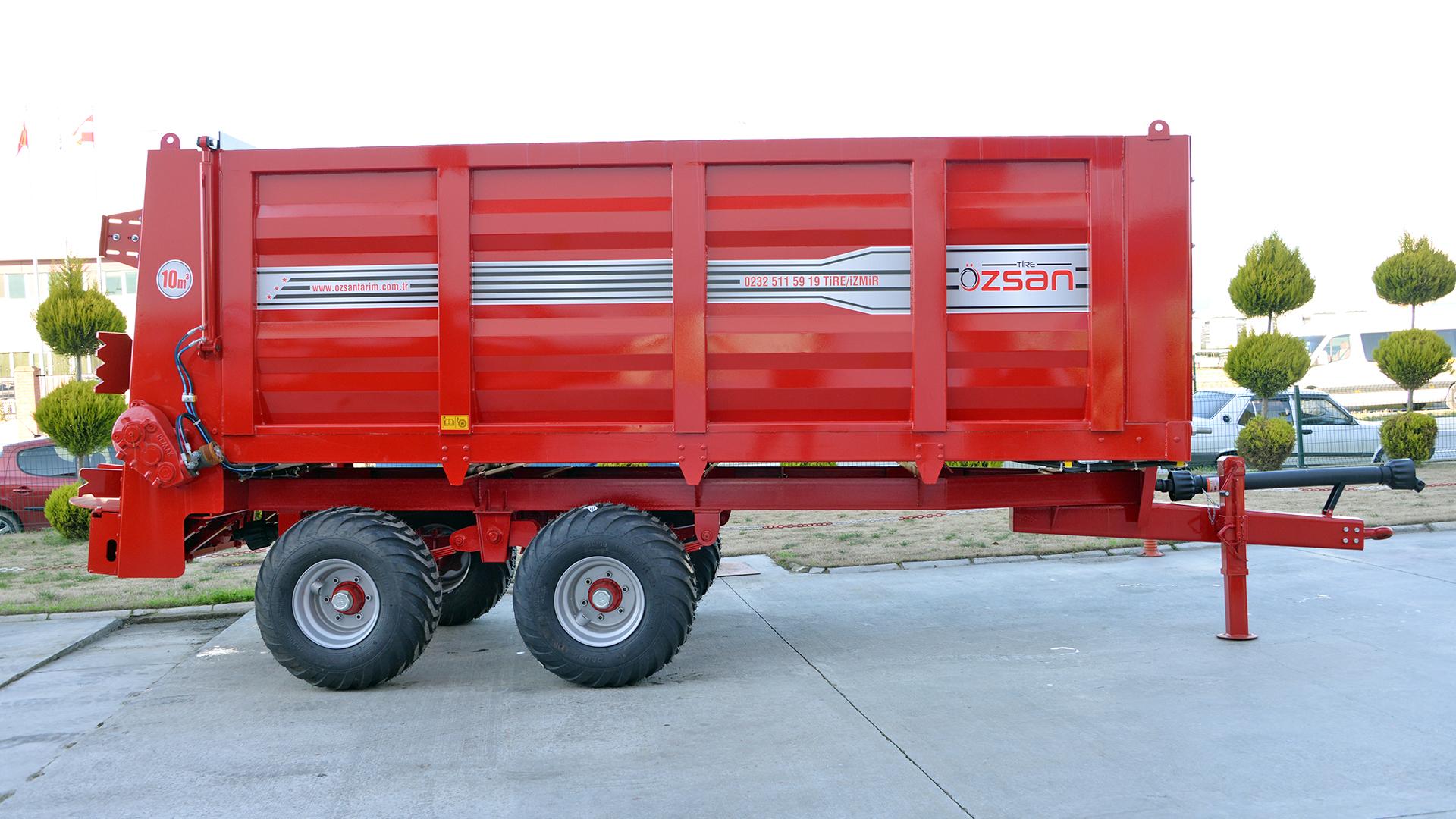 Solid Manure Spreader Trailer OZKGS10 Özsan Tarım Makinaları